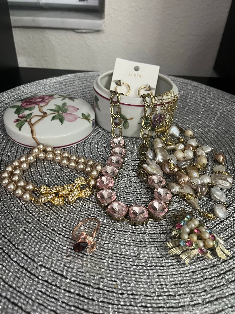 Designer Jewelry Trinket Set Lot - KJL, J.Crew, Talbots, BSK Vintage & Modern